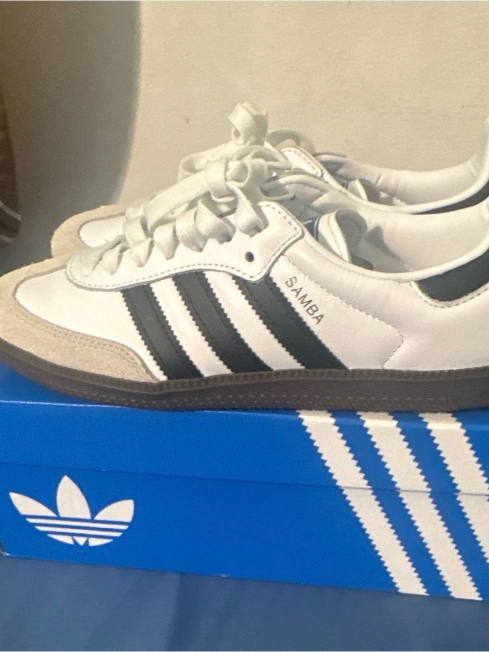 adidas Samba Women’s Sneakers in White and Black